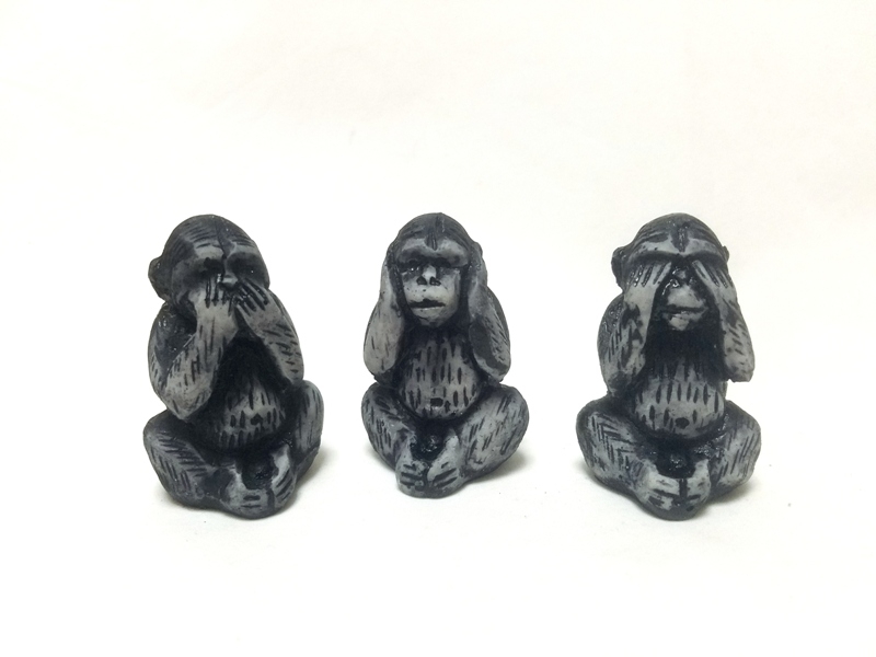 Wholesale Polyester 3 Piece Monkey Trinket