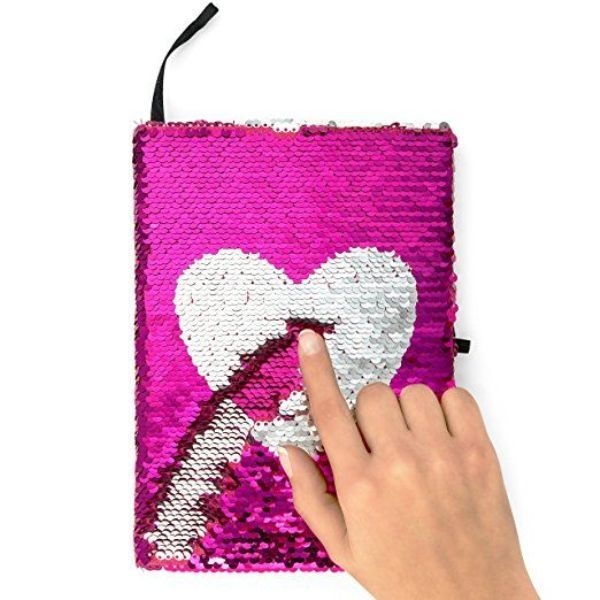 Wholesale Sequin Heart Notebook