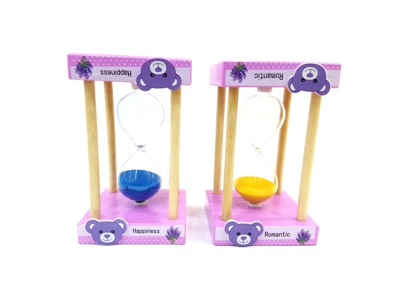 Wholesale Colorful Wooden Hourglass