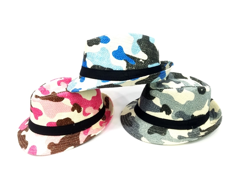 Wholesale Colorful Military Camouflage Kids Hats