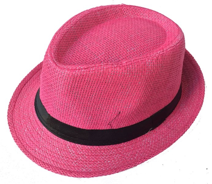 Wholesale Colorful Straw Fedora Hat 12 colors