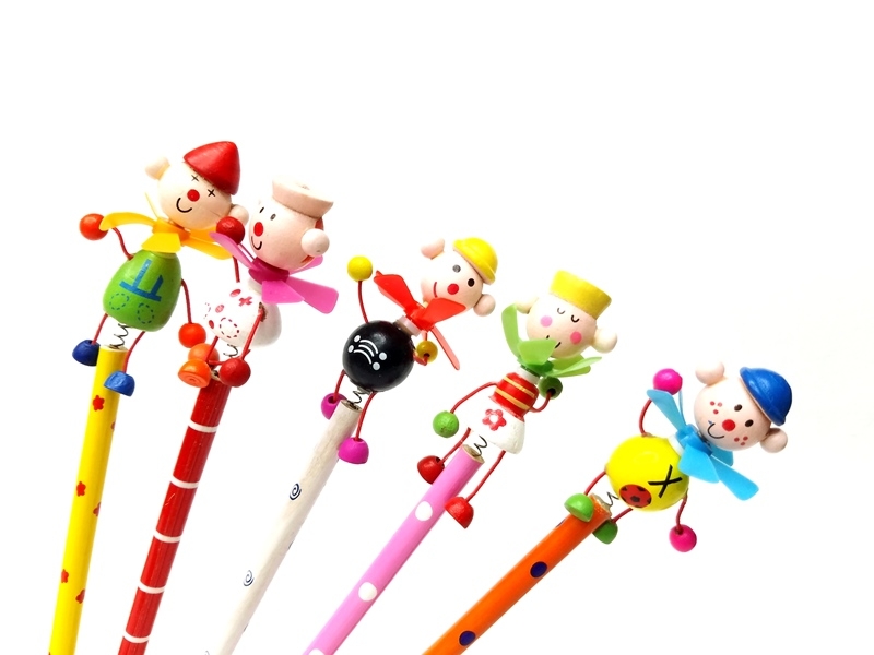 Wholesale Colored Snowman Pencil