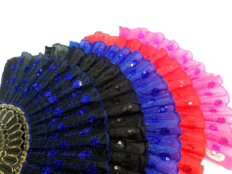 Wholesale Colorful Sequin Fan