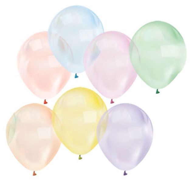 Wholesale Colorful Transparent Balloon 100 Pcs