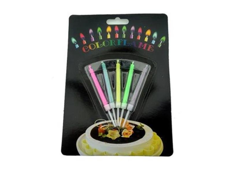 Wholesale Colorful Burning Birthday Candles