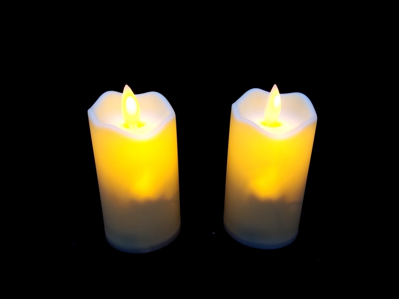 Wholesale Yellow Lighted Battery Led Candle