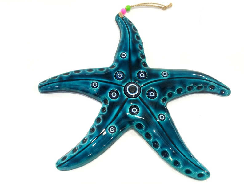 Wholesale Ceramic Starfish Wall Ornament