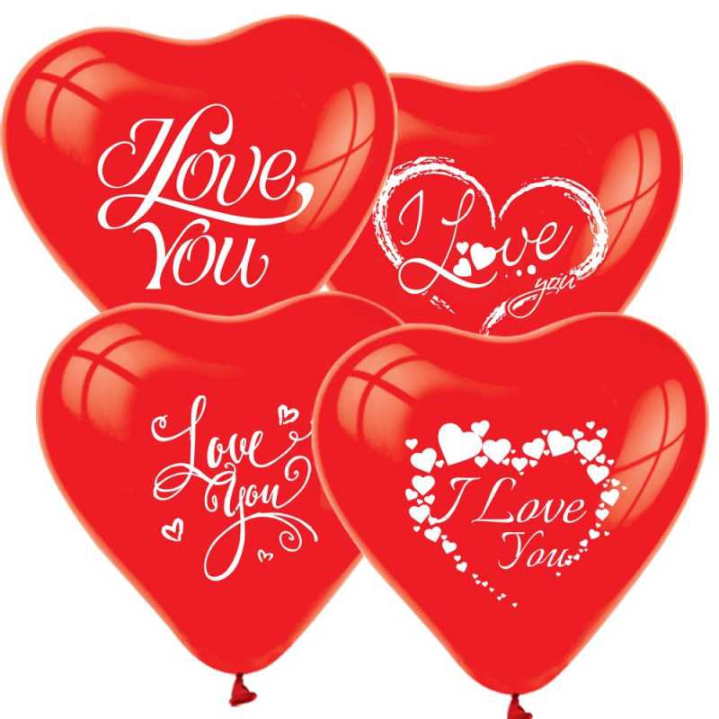 Wholesale Valentine's Day Themed Heart Balloon 100 Pcs