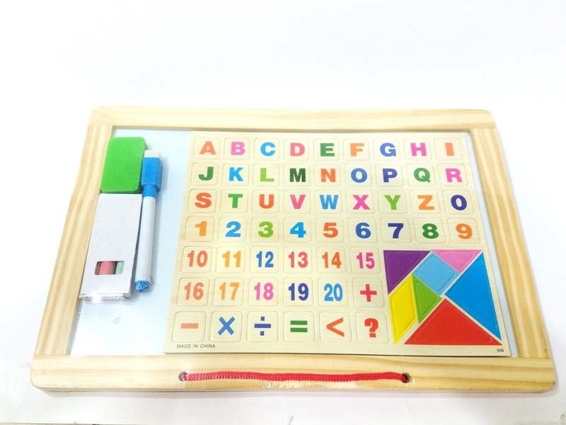 Wholesale Eraser and Pencil Blackboard Alphabet and Number Puzzle