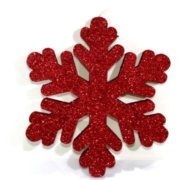 Wholesale Glittery Snowflake Foam Ornament 27 Cm