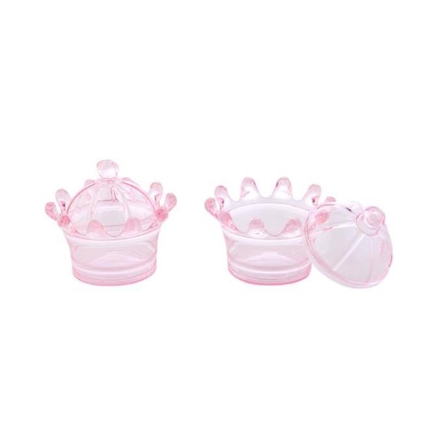 Wholesale Crown Shaped Plastic Box For Baby Candy