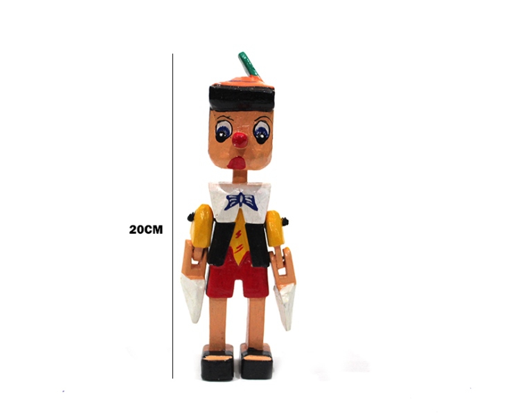 Wholesale Wooden Pinocchio Puppet 20 Cm