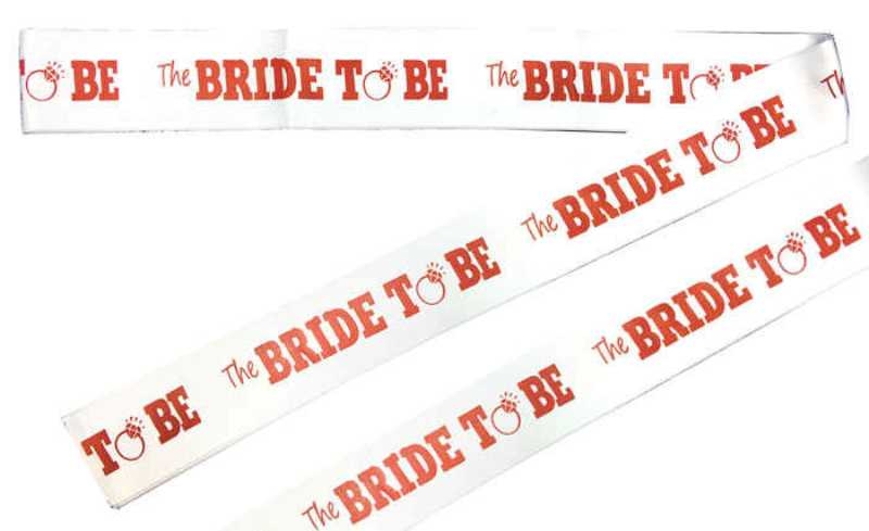 Wholesale The Bride To Be Bride Ribbon Lettering