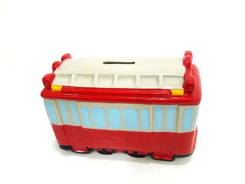 Wholesale Tram Taksim Ceramic Piggy Bank