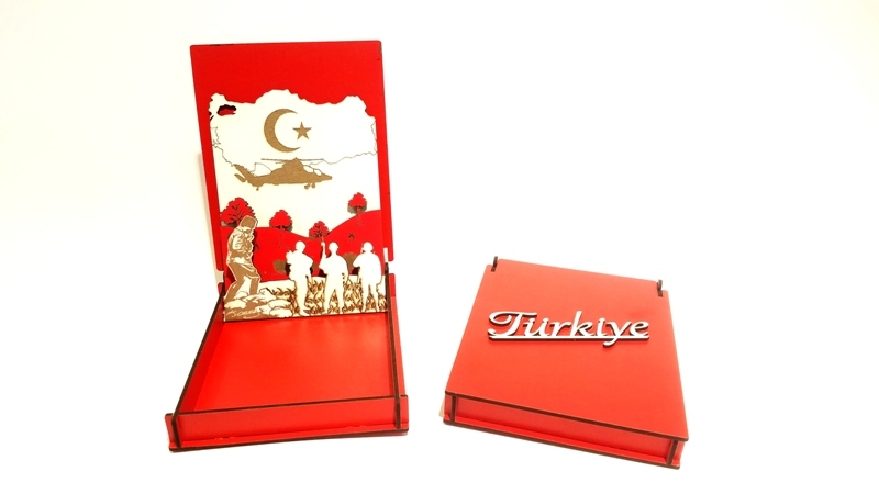 Wholesale Turkey Written Wooden Gift Box