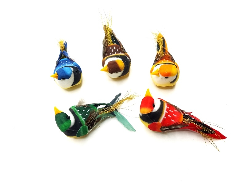 Wholesale Feathered Bird Fridge Ornament