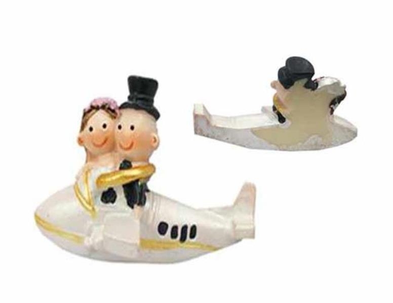 Wholesale Airplane Wedding Ring Bride Groom Wedding Candy Trinkets