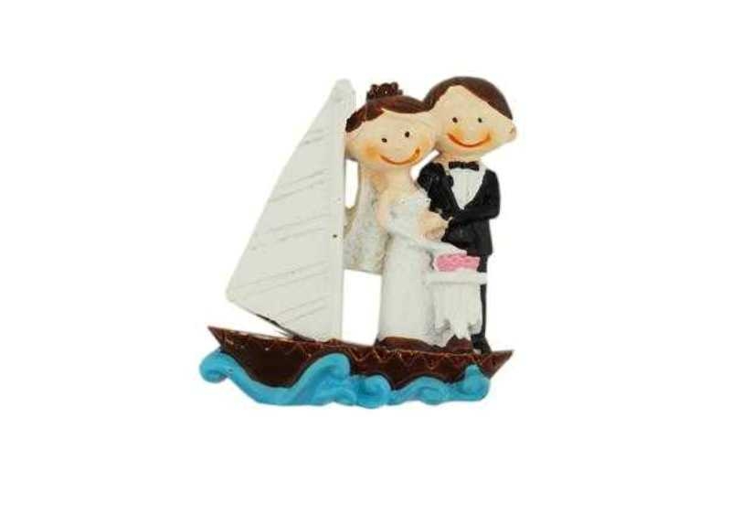 Wholesale Bride Groom Trinket On Sailboat Wedding Candy