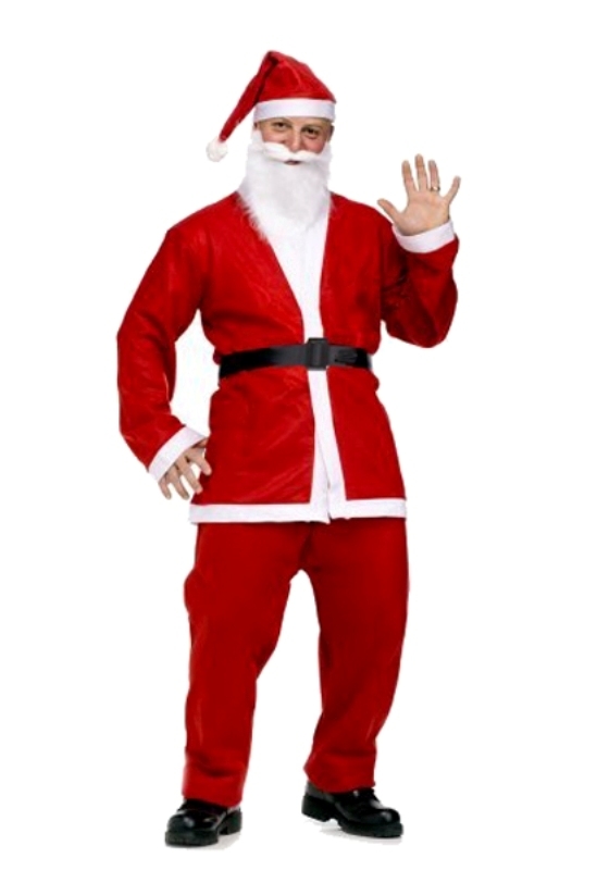 Wholesale Adult Santa Claus Costume (5 Pieces)