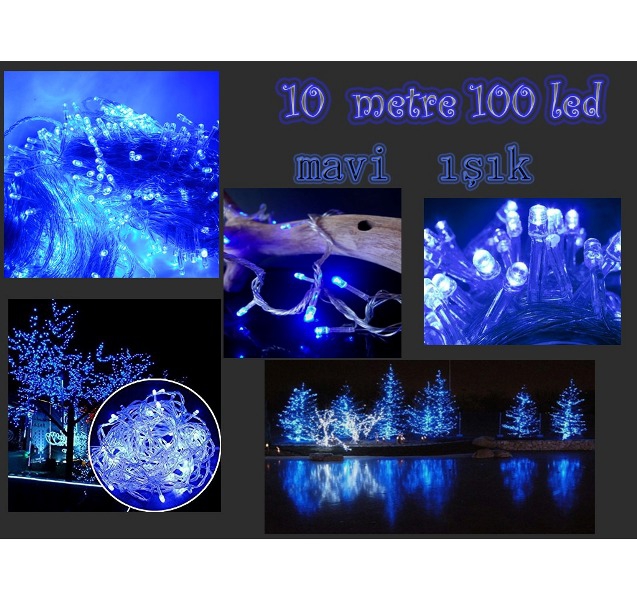 Wholesale Christmas Light Blue Led 10 Meters