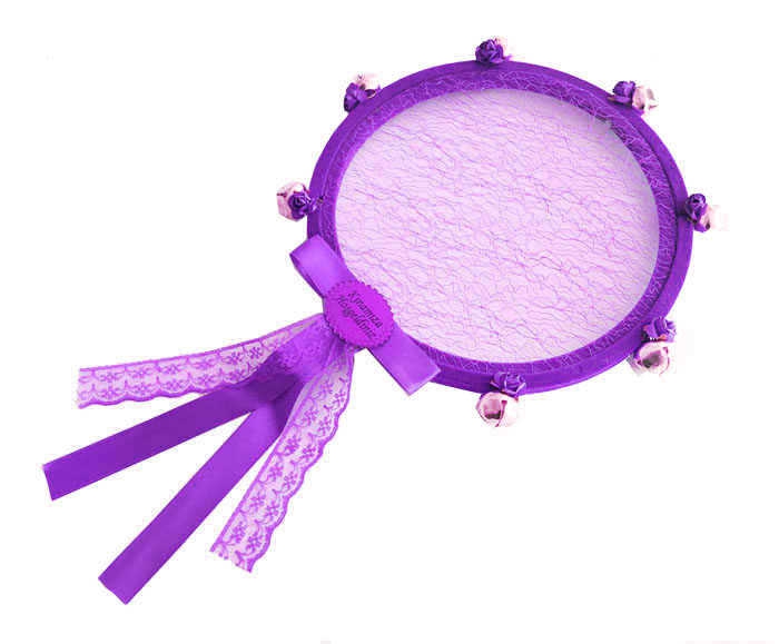 Wholesale Zilli Purple Color Tambourine