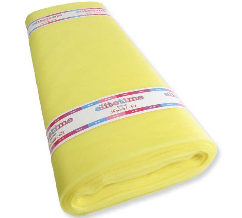 Tulle Crystal 3X50 Mt Yellow Pk:1 Kl:10