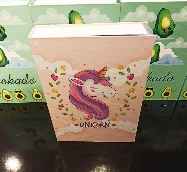 Unicorn Book Shaped Gift Box