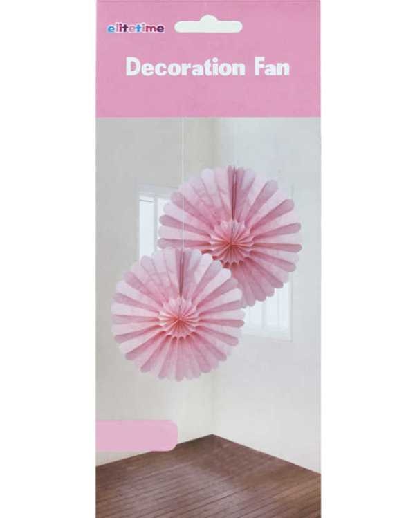 Fan Hanging Lantern Ornament Set of 2